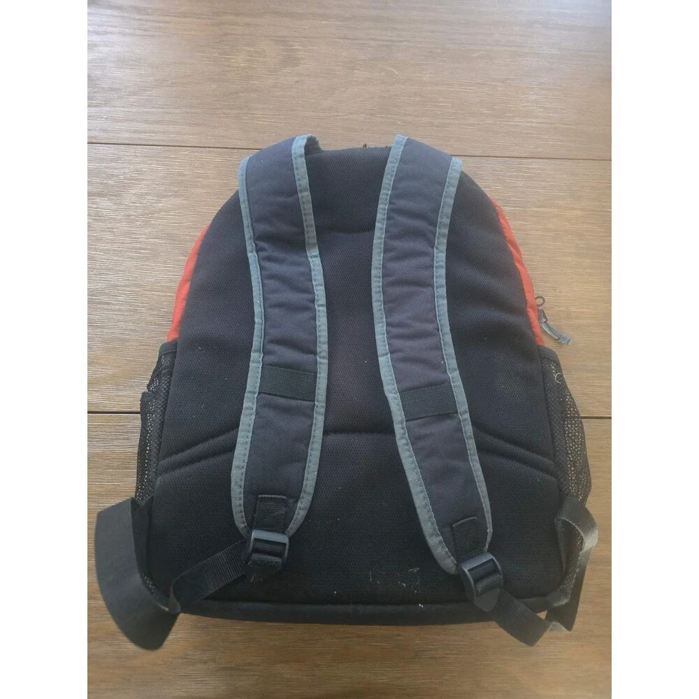 Black Red Outdoor Backpack Hiking Daypack School Travel Bag